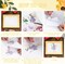 12 Sheets Floral Butterfly Rub on Transfers for Furniture (Sunflower) 5.9 x 5.9 inches